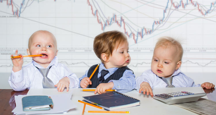 investir na bolsa 3 bebés investidores