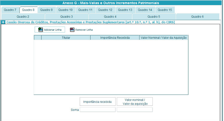 Anexo G - Quadro 8