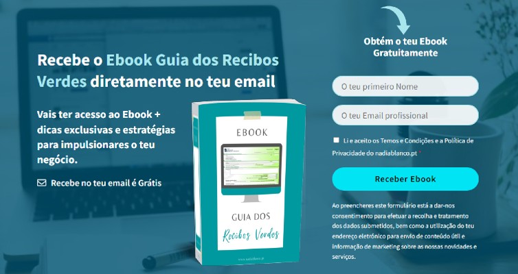 ebook guia recibos do verdes por Nádia Blanco